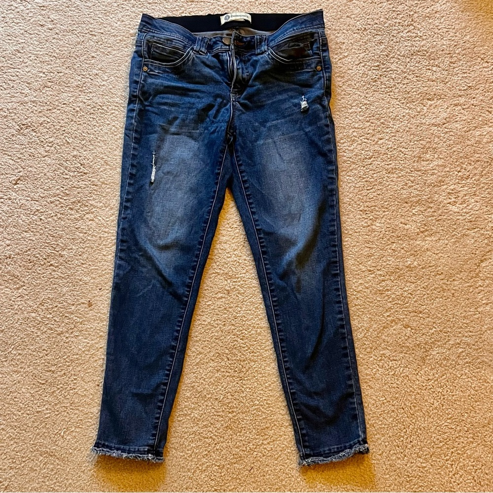 Democracy Maternity Blue Skinny Jeans Classic Style